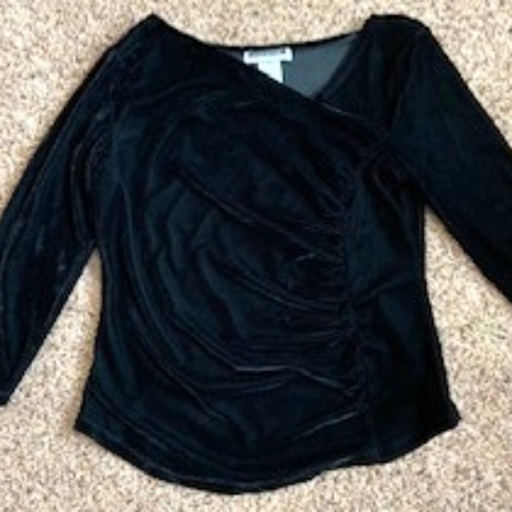 Black Velvet Top